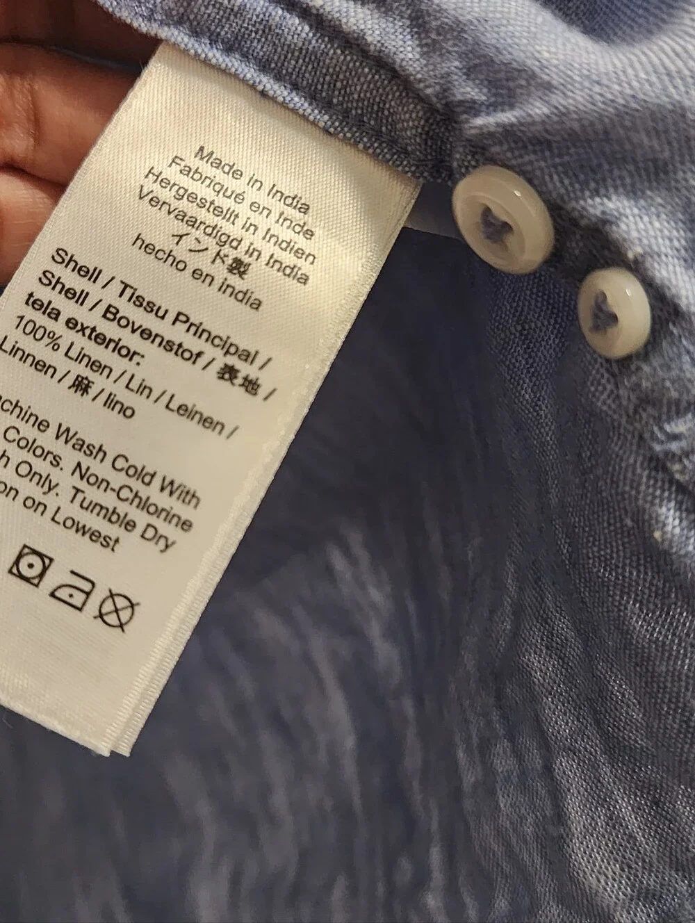 J.Crew Tall short-sleeve Baird McNutt 100% Irish linen shirt
